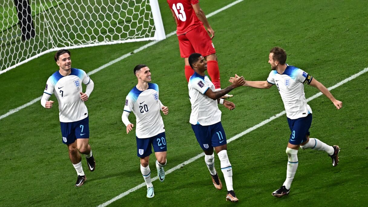 Séquence du match Angleterre-Iran, du lundi 21 novembre.