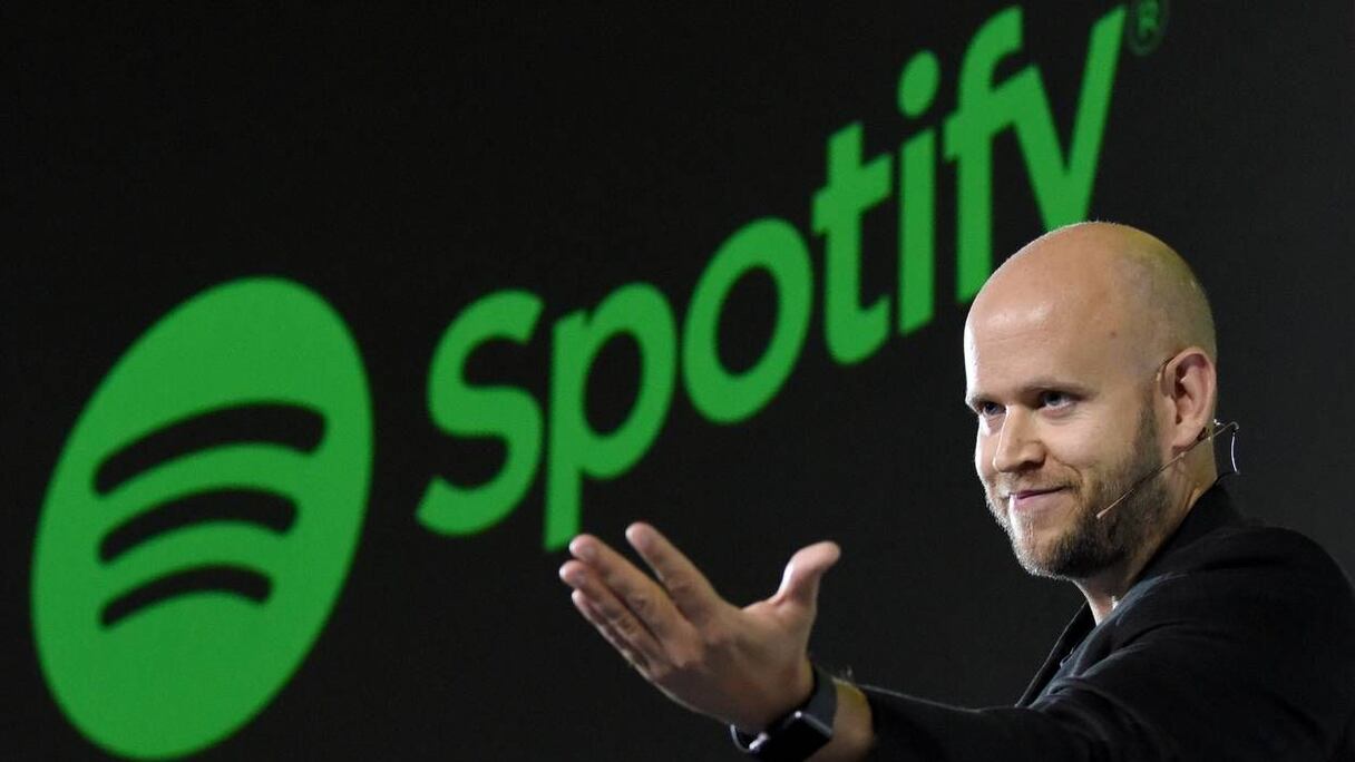 Daniel Ek, fondateur et PDG de la plateforme audio Spotify.