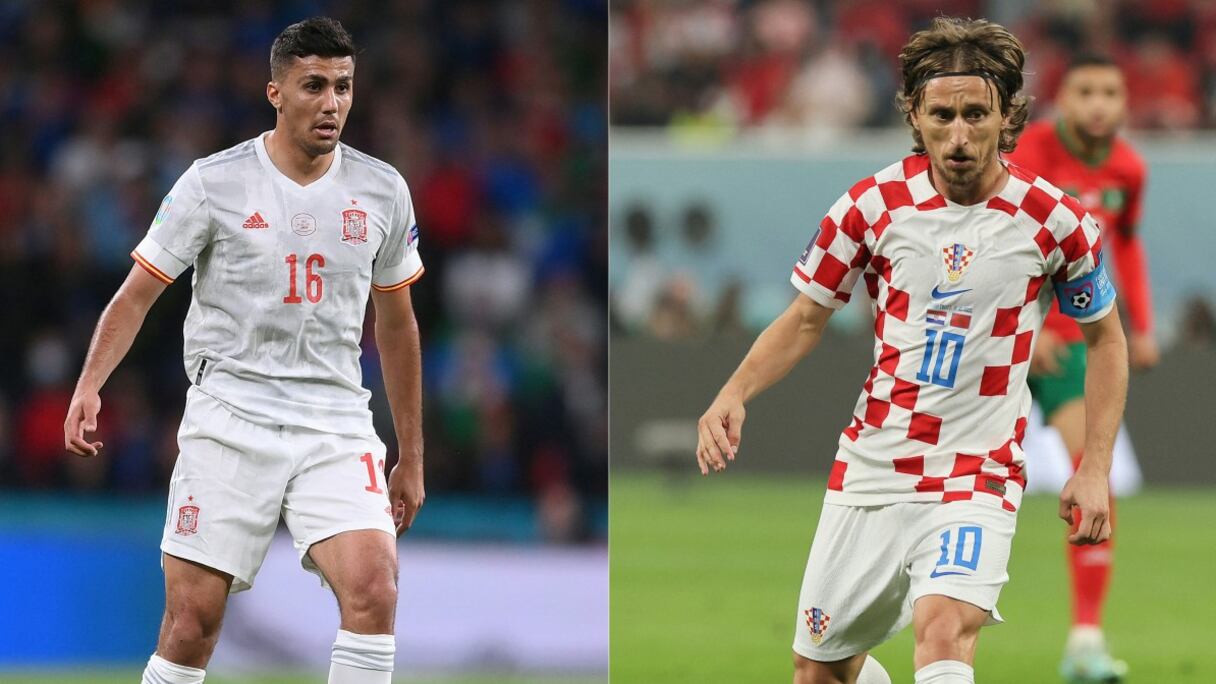 Rodri et Luka Modric.