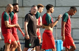Séance d'entrainement avant Brésil