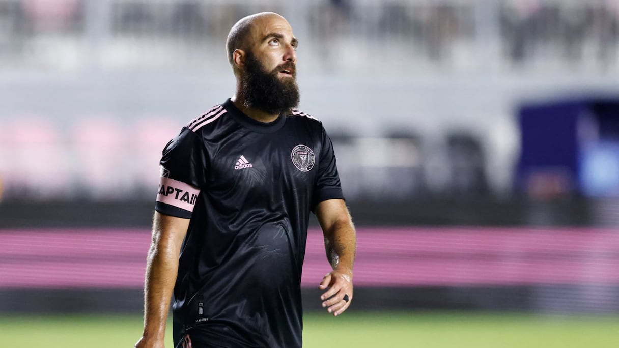 L'attaquant argentin Gonzalo Higuain.