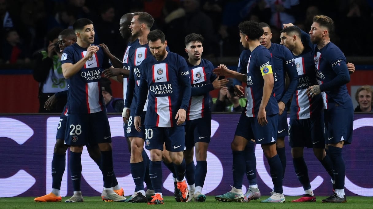 Les joueurs du PSG.