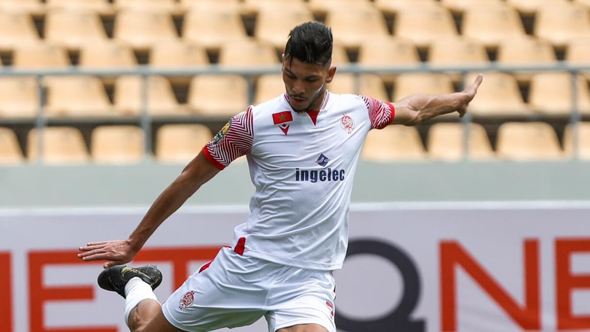Achraf Dari, joueur du Wydad de Casablanca.