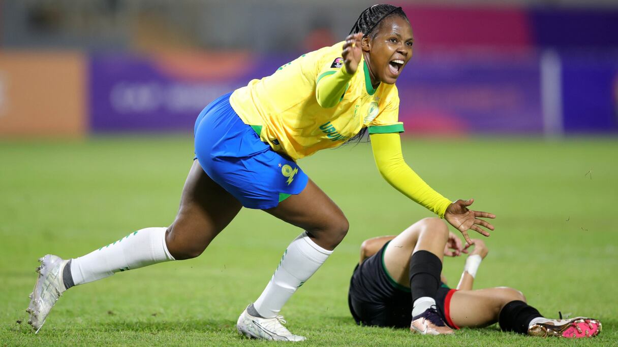 AS FAR-Sundowns, demi-finale de la Ligue des champions féminine disputée le 15 novembre 2023