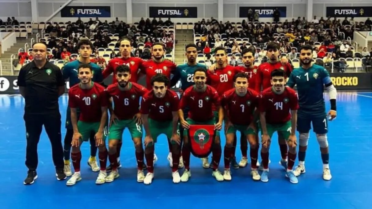 Les Lions de l'Atlas de futsal.