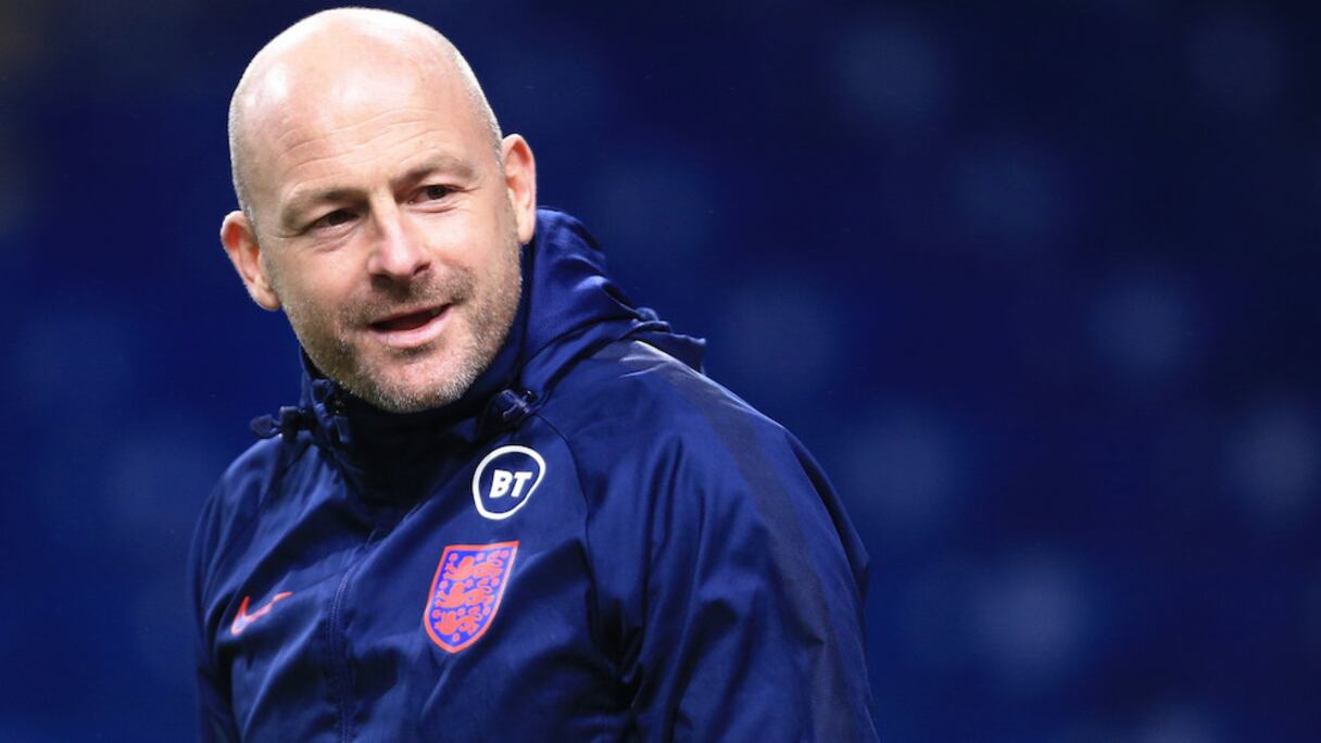 Lee Carsley, entraineur par intérim de la sélection anglais de football.