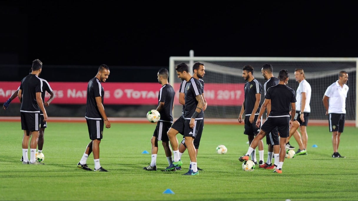Les Lions s’entraînent à Port-Gentil
