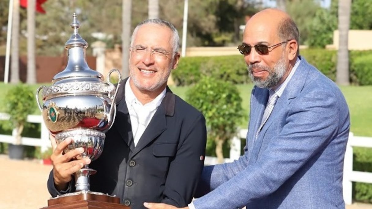 Le cavalier Ghali Boukaa remporte le Grand Prix Mohammed VI de saut d’obstacles, le 8 septembre 2024 à Témara