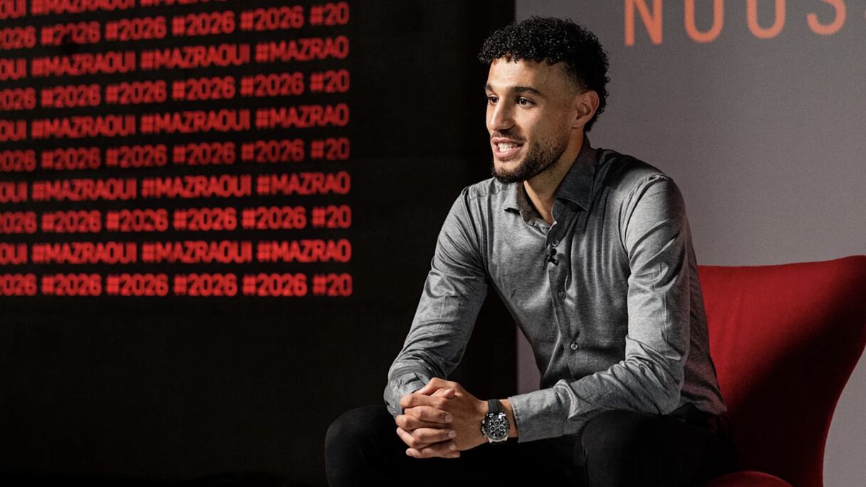 Noussair Mazraoui, nouveau joueur du Bayern Munich.