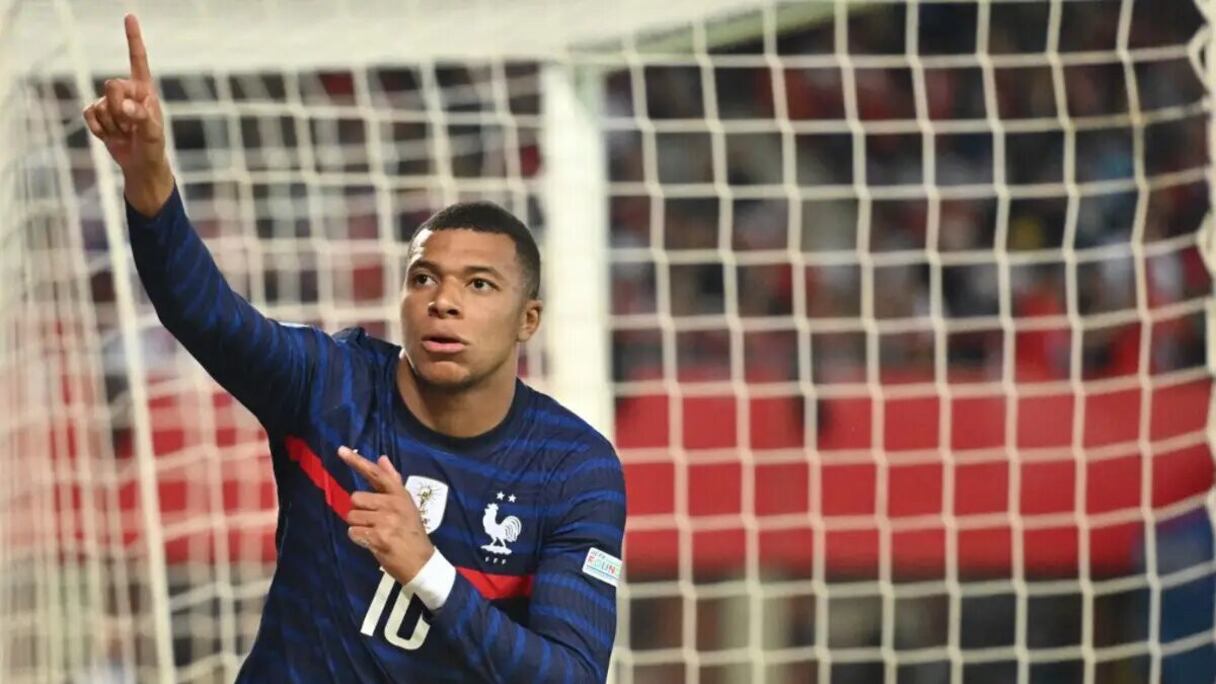 Kylian Mbappé a égalisé pour la France, en fin de match face à l'Autriche, vendredi 10 juin 2022.