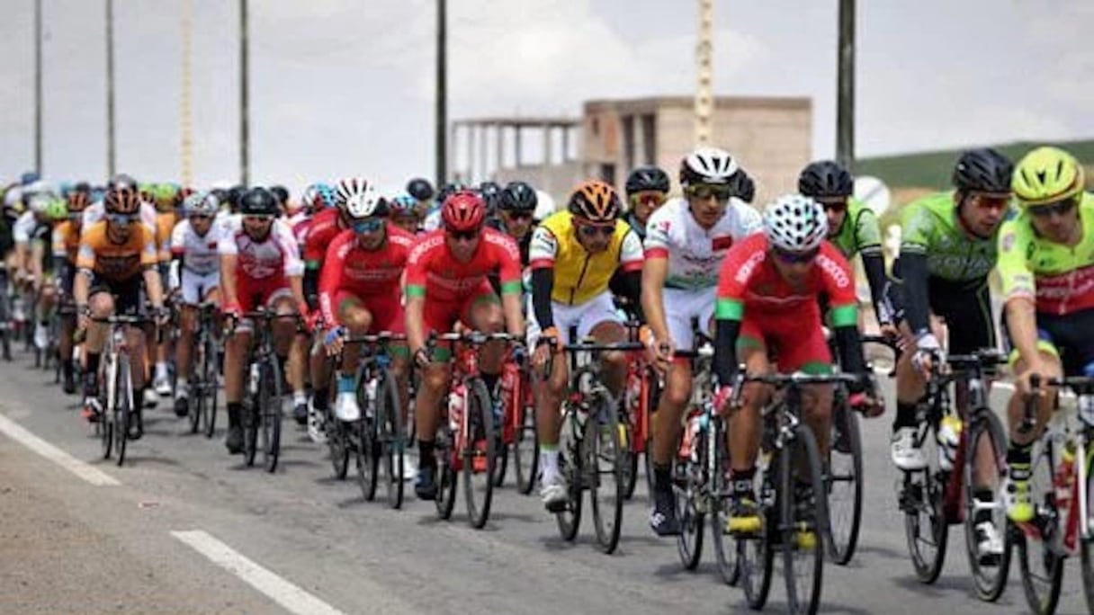 Tour du Maroc cycliste.