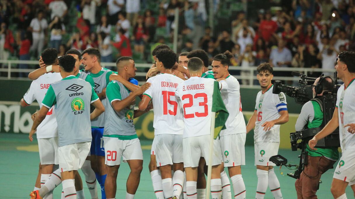 Les Lionceaux de l'Atlas face au Mali, le 4 juillet 2023.