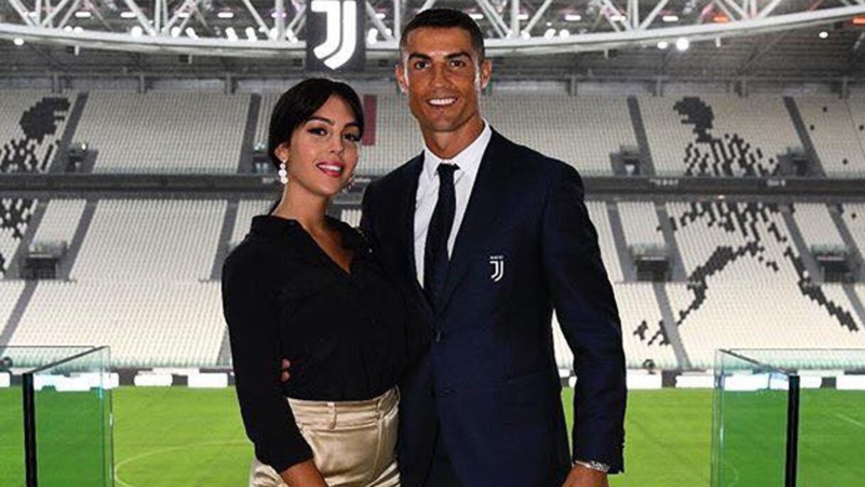 Cristiano Ronaldo et sa compagne Georgina Rodriguez.