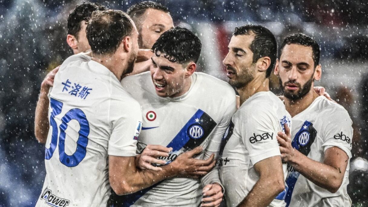 Les joueurs de l'Inter Milan.