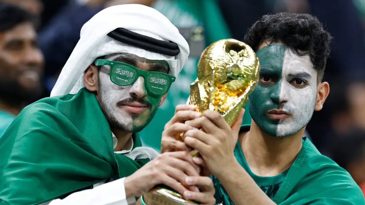 Supporters saoudiens