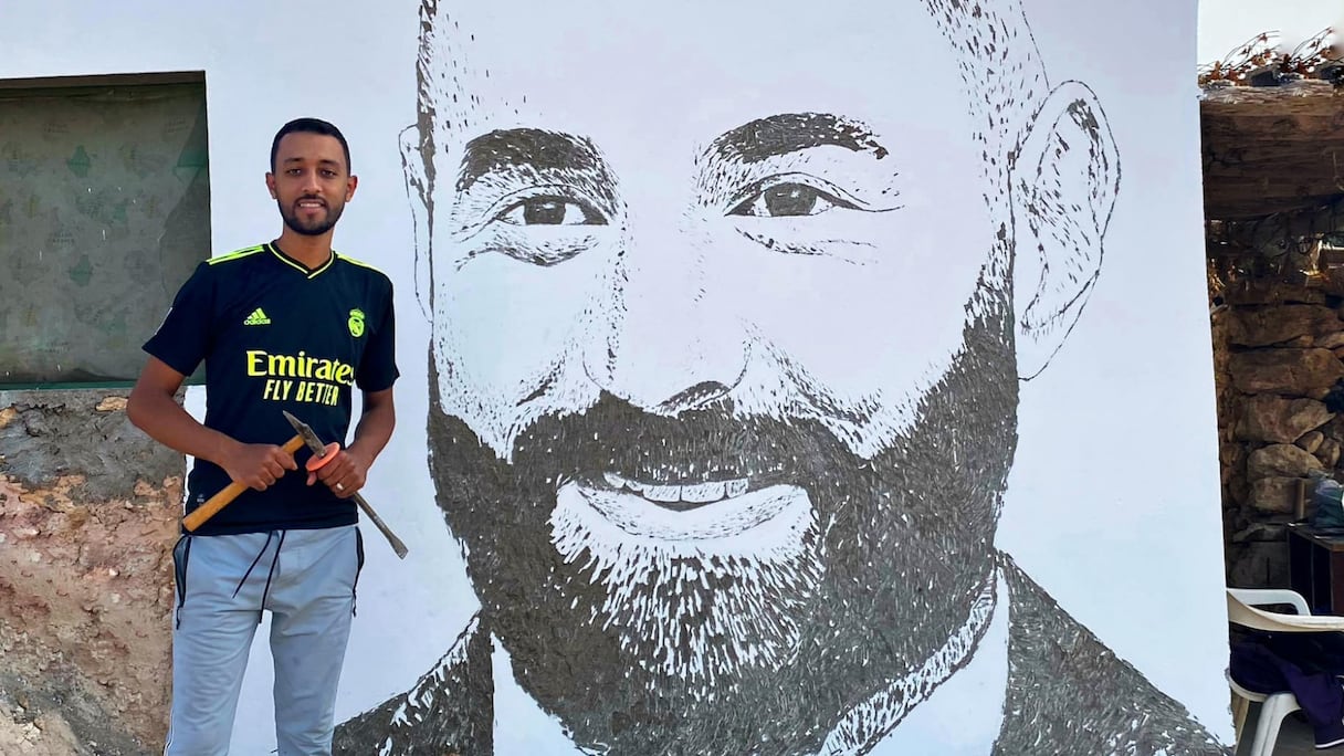 L'artiste marocain Ismail Hjila.