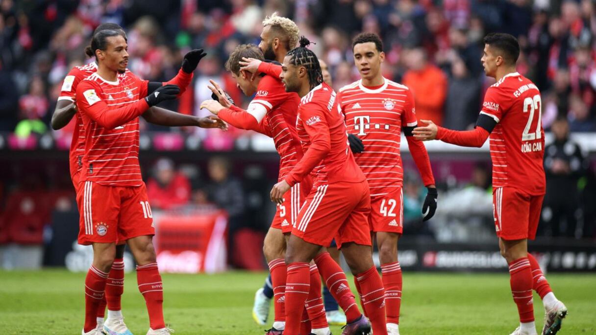 Les joueurs du Bayern Munich.