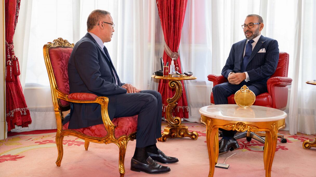 Le Roi Mohammed VI a reçu Fouzi Lekjaa, le jeudi 5 octobre au Palais Royal de Rabat.