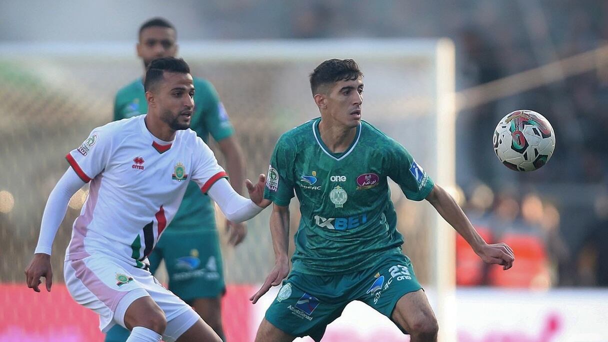 Le match de la 14e journée de Botola Pro Inwi (2022-2023) Raja - AS FAR, disputé le 21 janvier 2023.