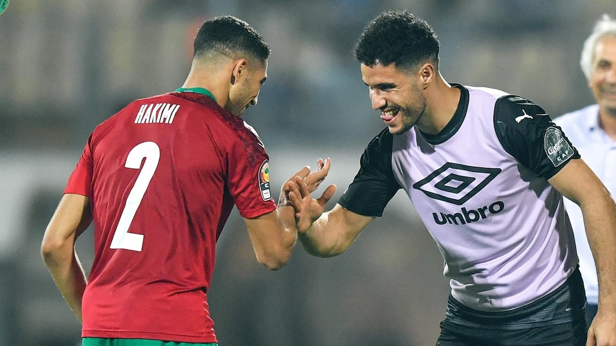 Achraf Hakimi et Munir Mohamedi