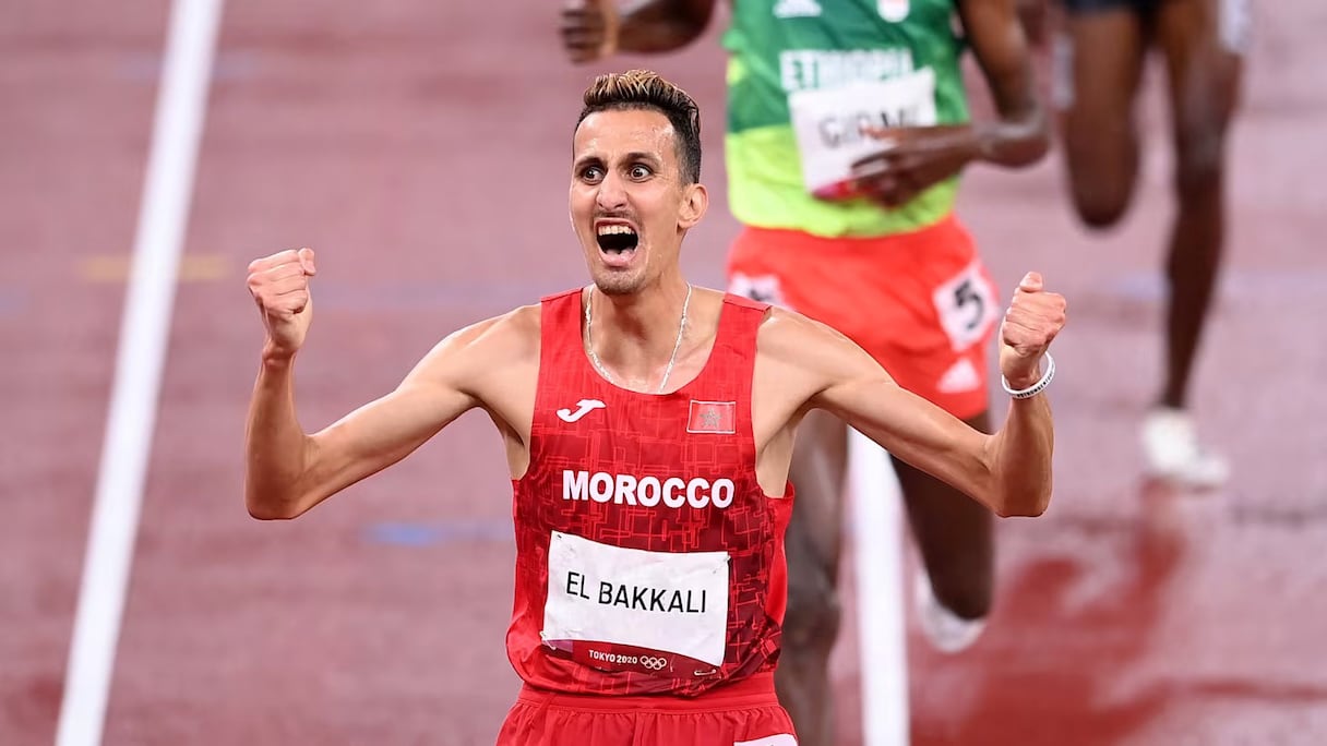 Soufiane El Bakkali, double champion du monde du 3000steeple et champion Olympique à Tokyo.