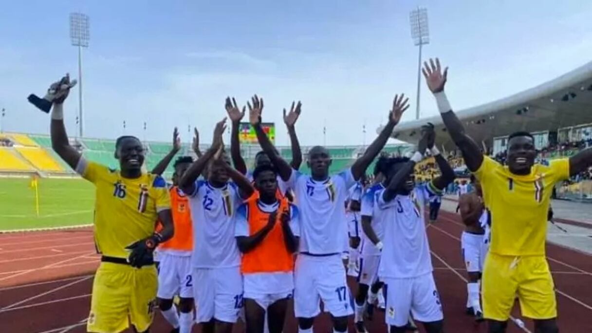 Les joueurs de la sélection centrafricaine