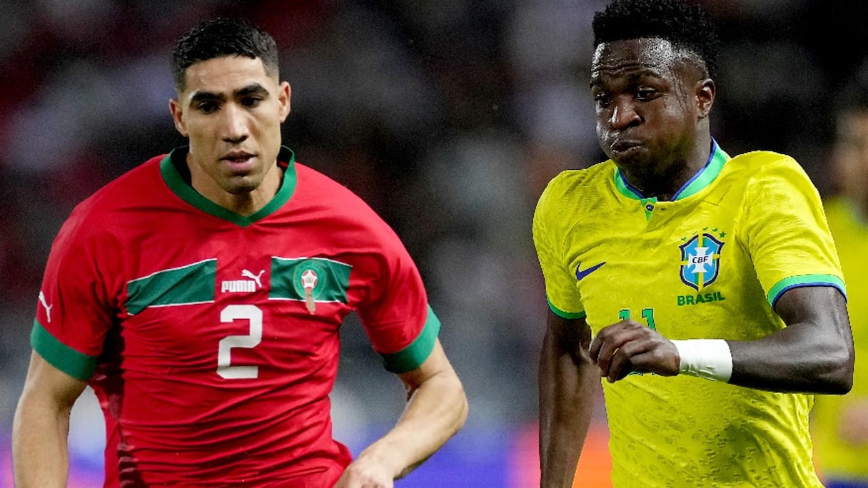 Achraf Hakimi et Vinicius Jr