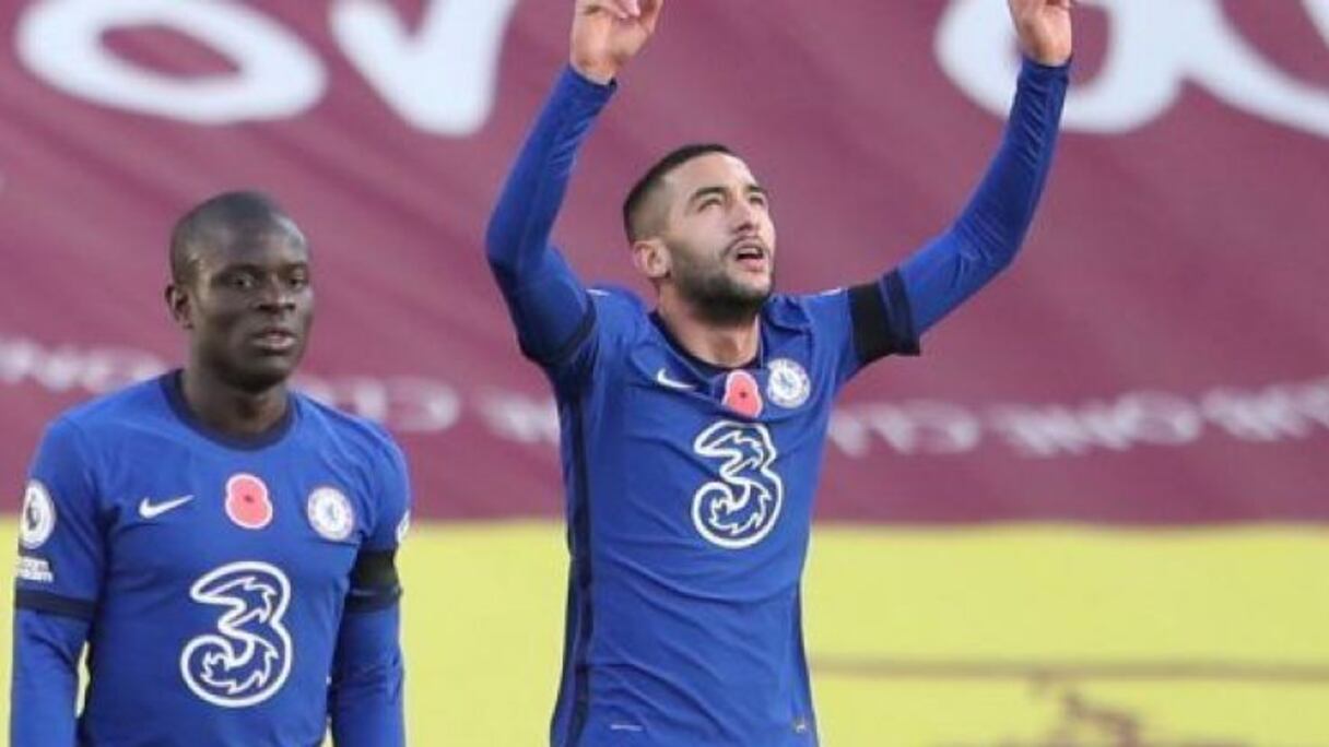 N'Golo Kanté et Hakim Ziyech.