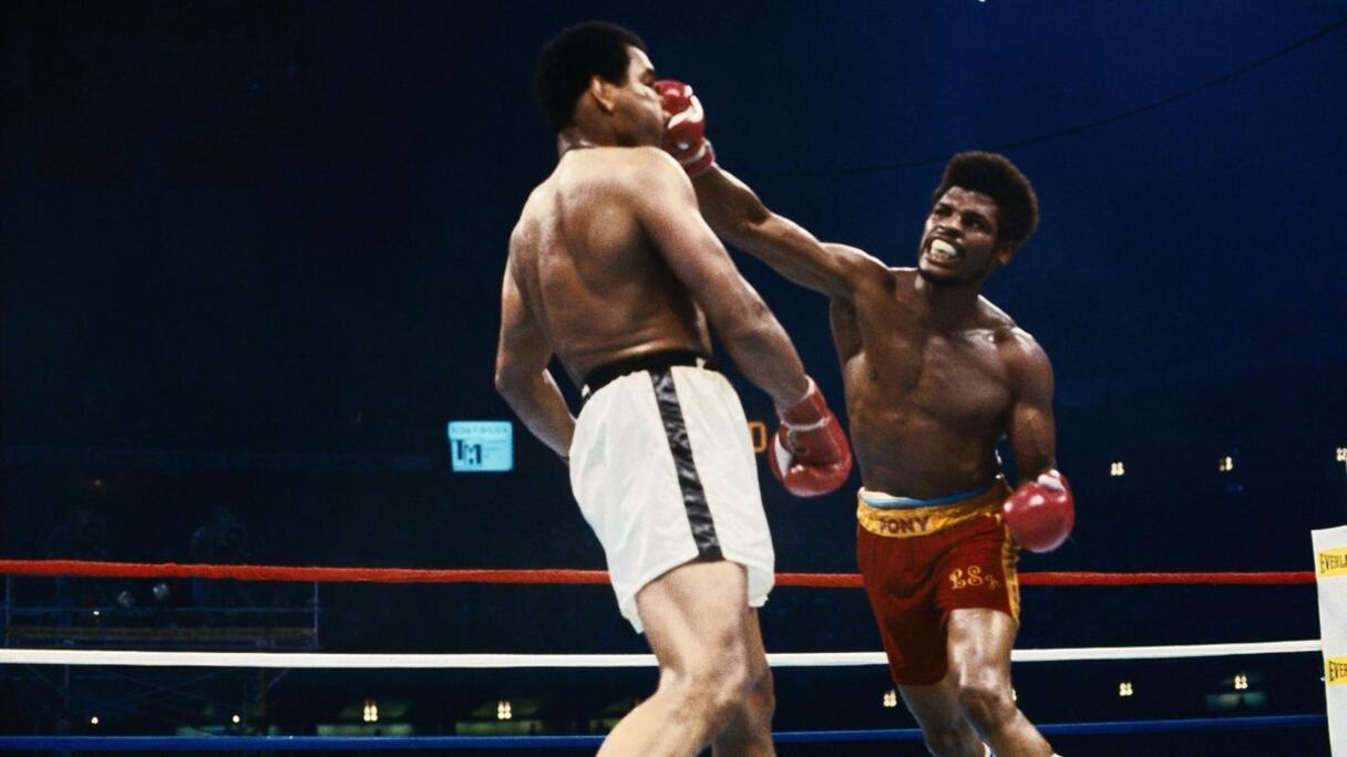 L'ancien champion du monde des poids lourds Leon Spinks.