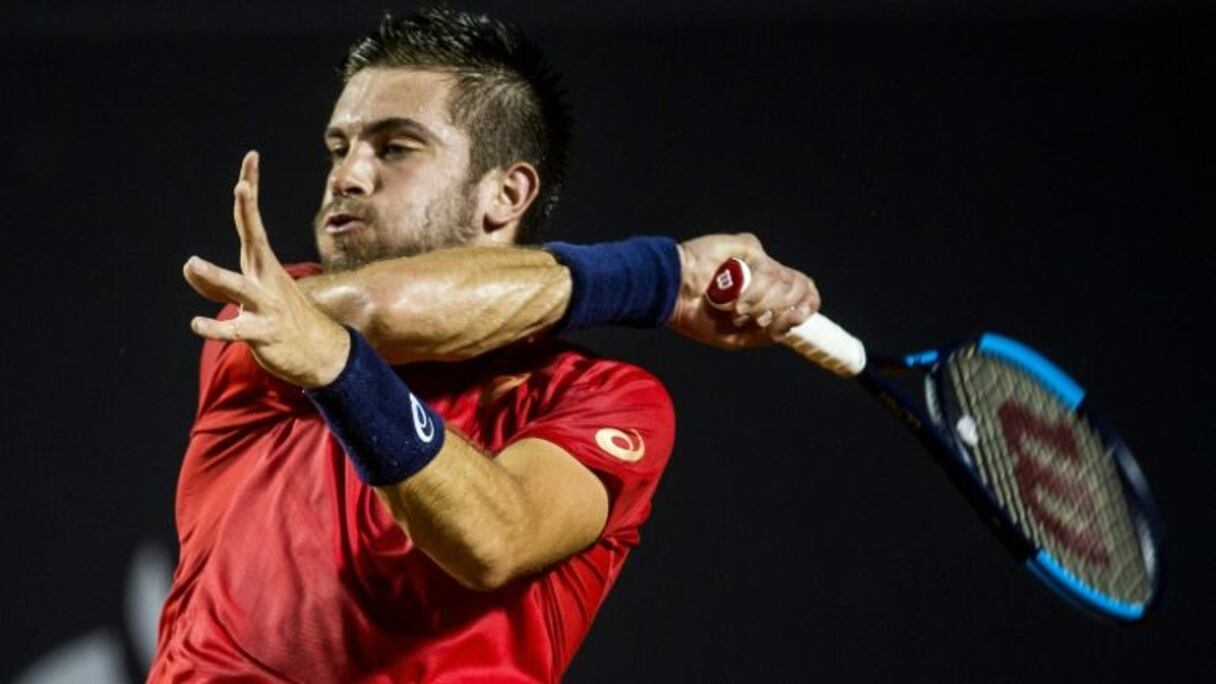 Le joueur de tennis croate Borna Coric lors de l'Open de Rio de Janeiro, le 20 février 2020.