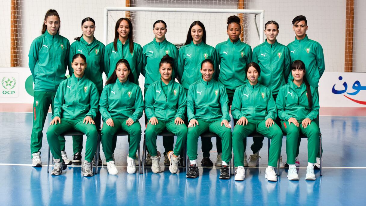 L’équipe nationale féminine de futsal U20.