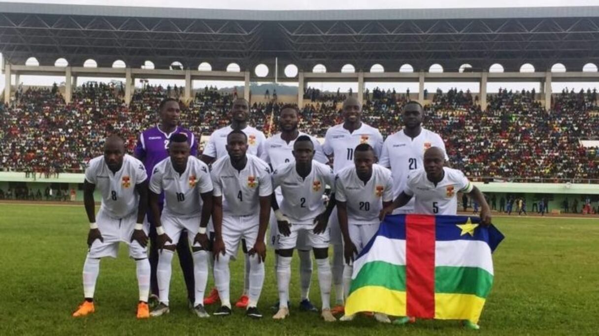 La sélection centrafricaine de football.
