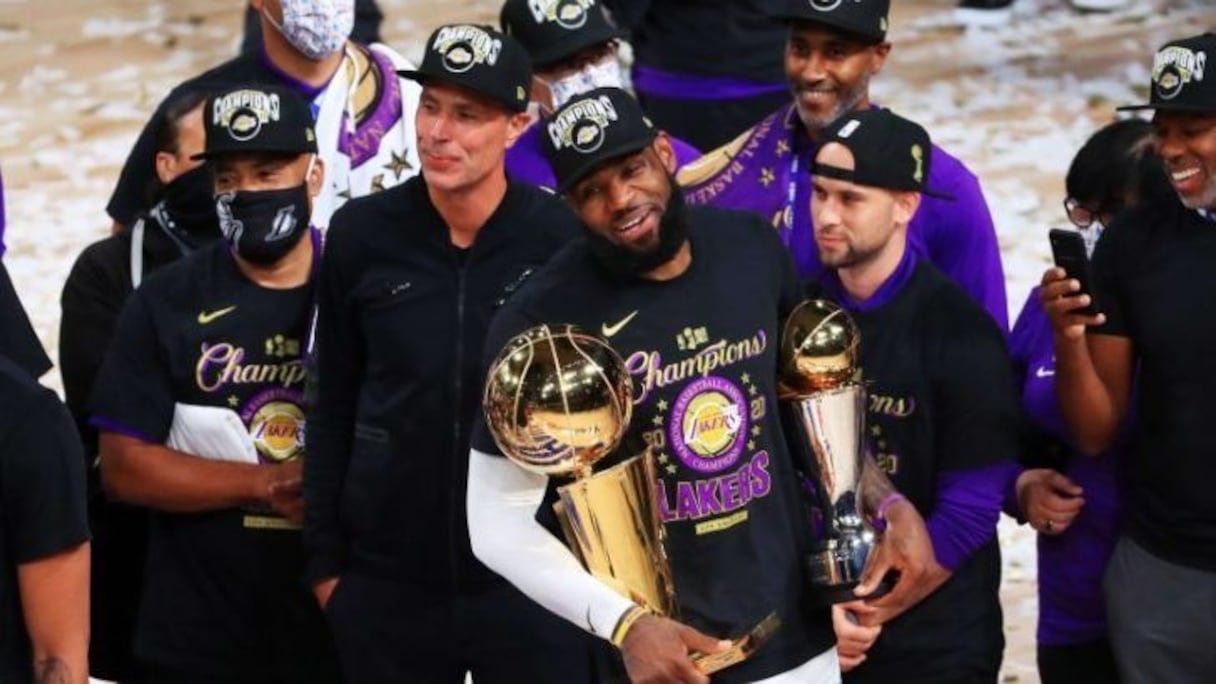 LeBron James et les Lakers.