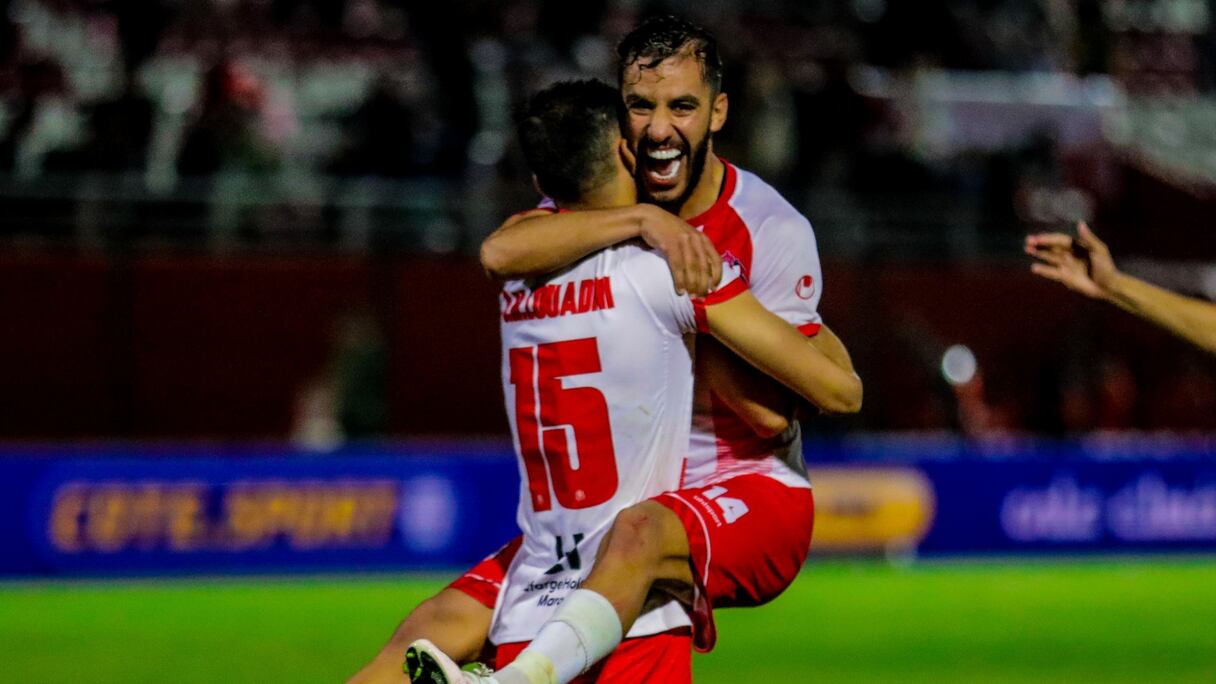 La joie des joueurs du FUS de Rabat.