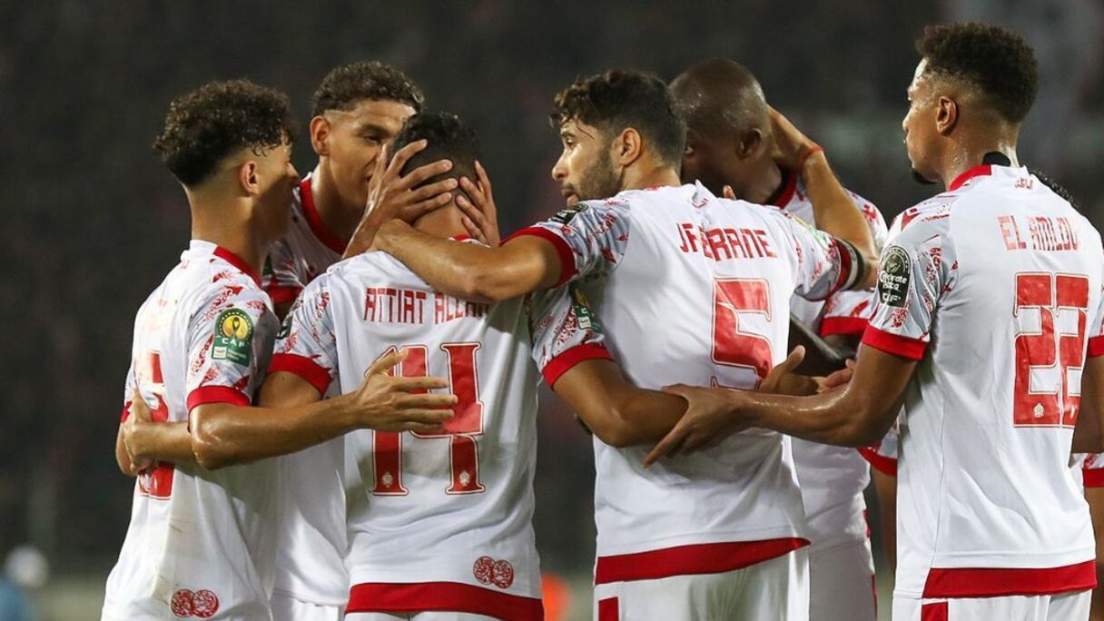 Les joueurs du Wydad de Casablanca.