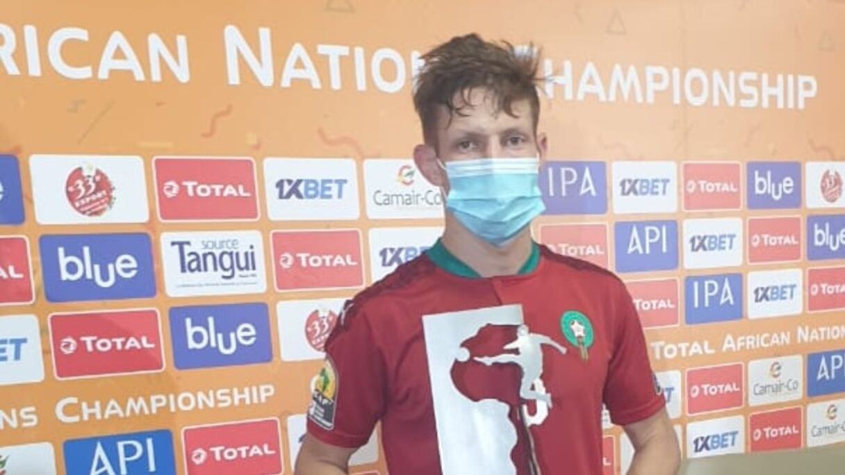 Abdelkarim Baadi homme du match Maroc-Rwanda.