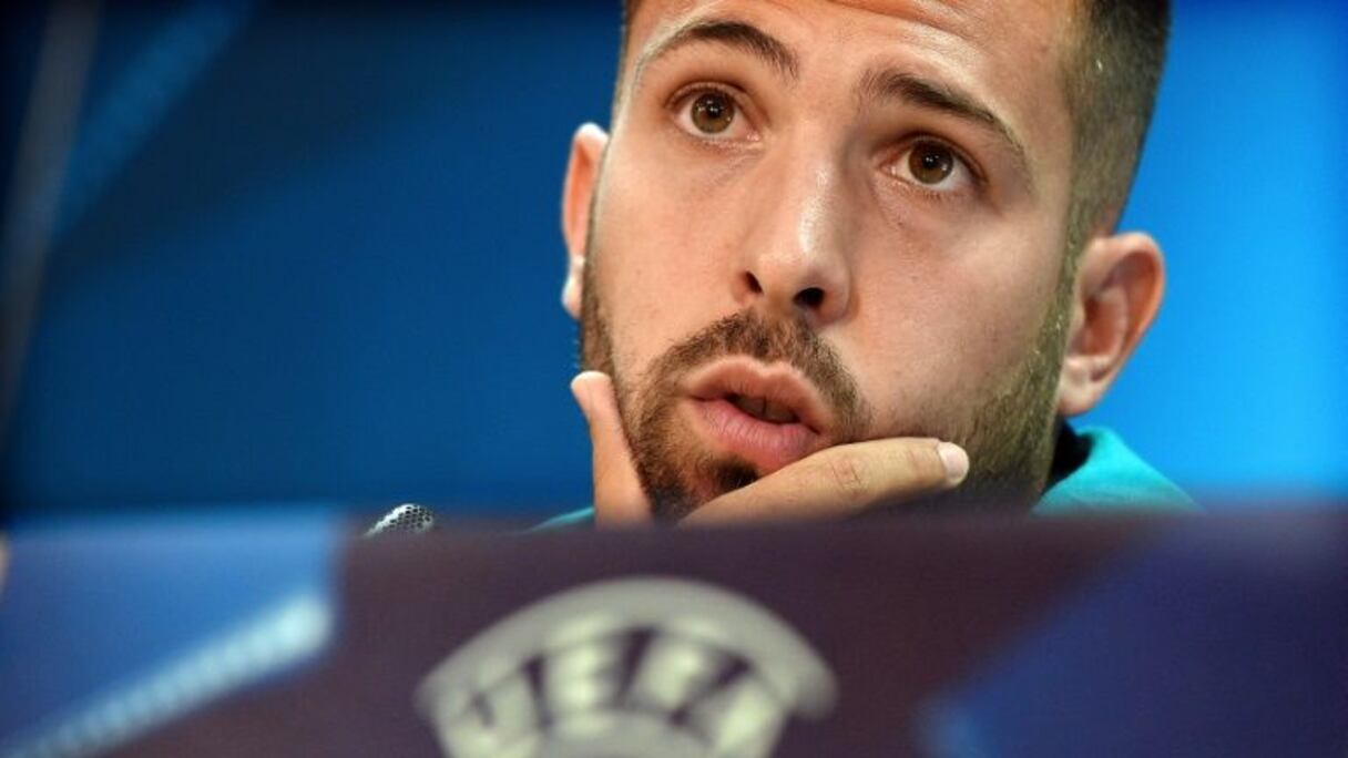 Le défenseur du Barça Jordi Alba, le 12 septembre 2016 à Sant Joan Despi (banlieue de Barcelone).