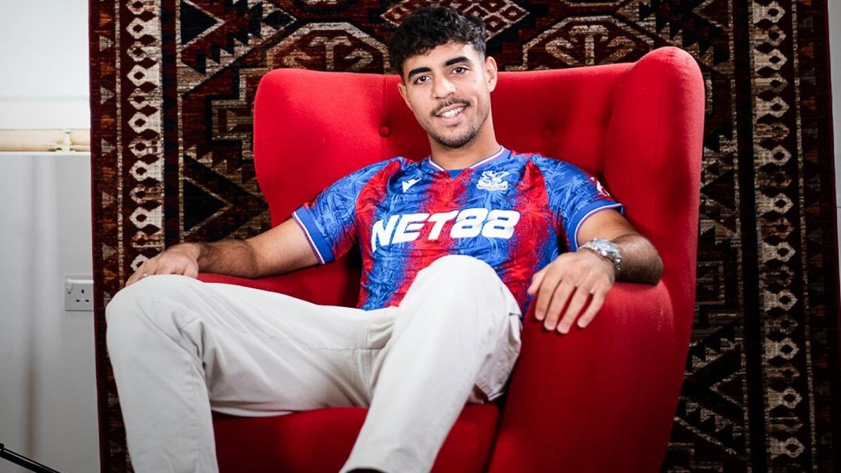 Chadi Riad, sous le maillot de Crystal Palace.
