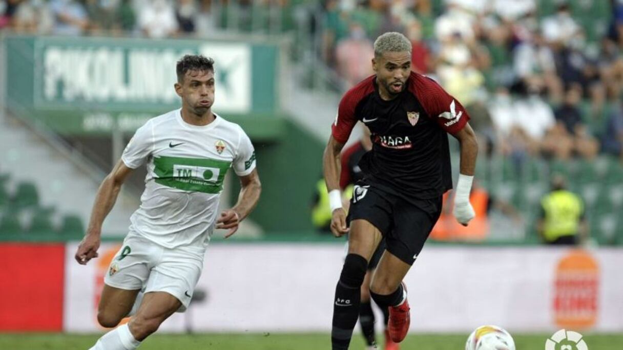 Youssef En-Nesyri face à Elche, le samedi 28 août 2021.