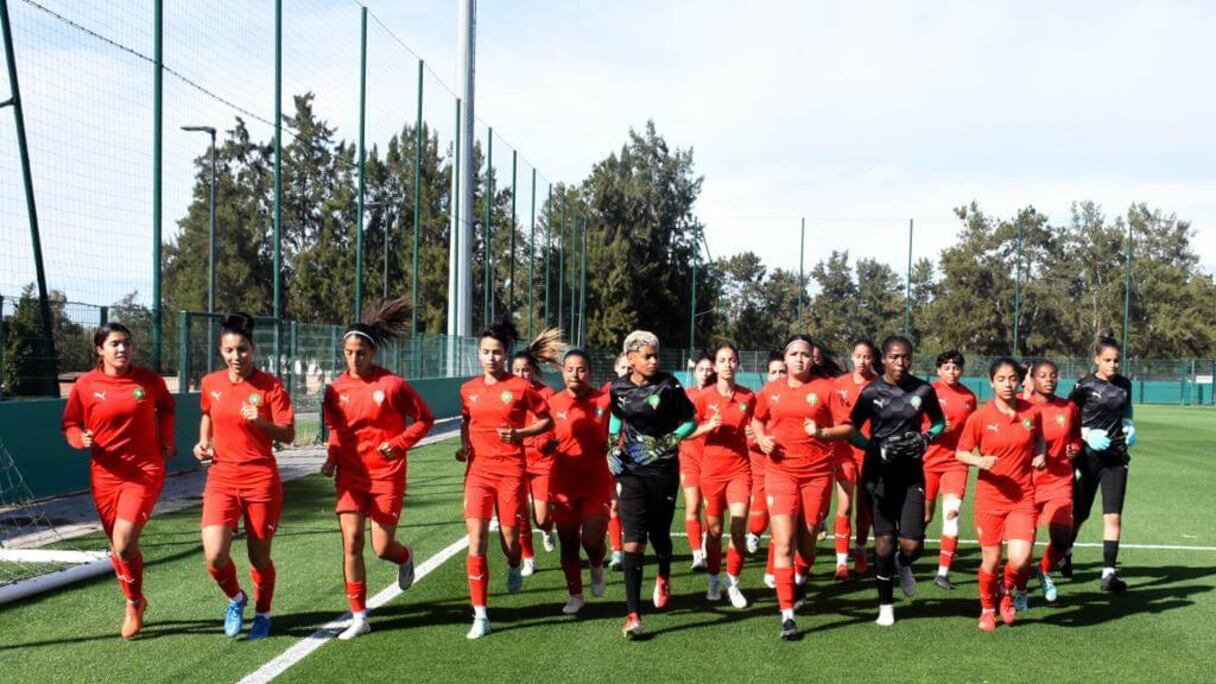 Lioncelles de l'Atlas U23 à l'entrainement