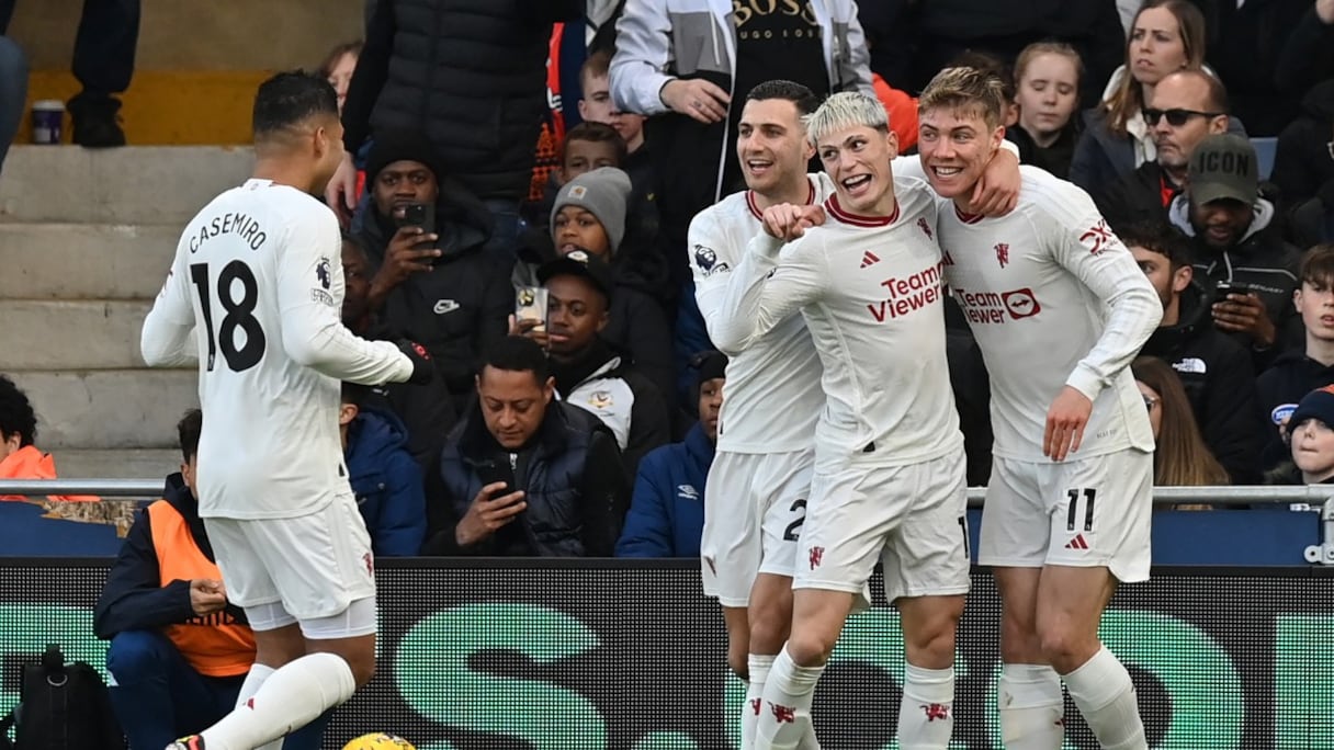 Les joueurs de Manchester United.