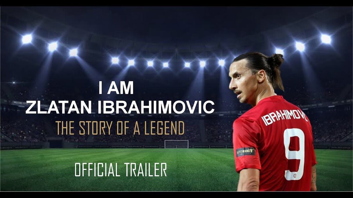 L'affiche du trailer du biopic Zlatan Ibrahimovic.