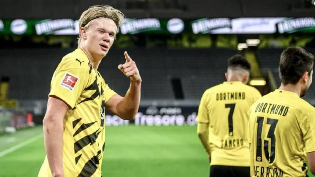 La star du Borussia Dortmund, Erling Haaland