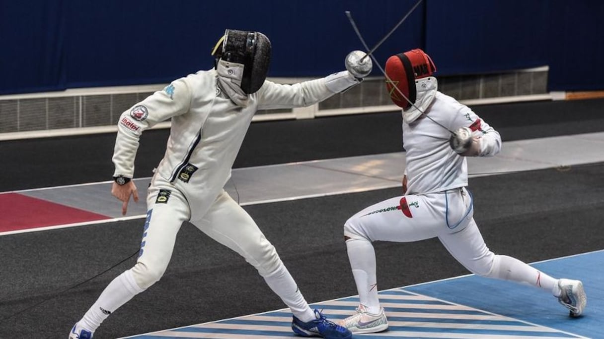 Houssam ElKord, le digne représentant de l'escrime marocaine.