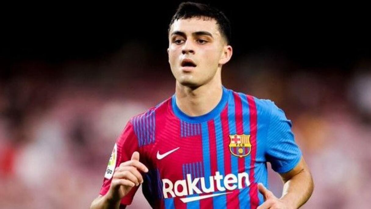 Pedro Gonzalez, dit Pedri, 18 ans, jeune milieu de terrain espagnol du Barça.