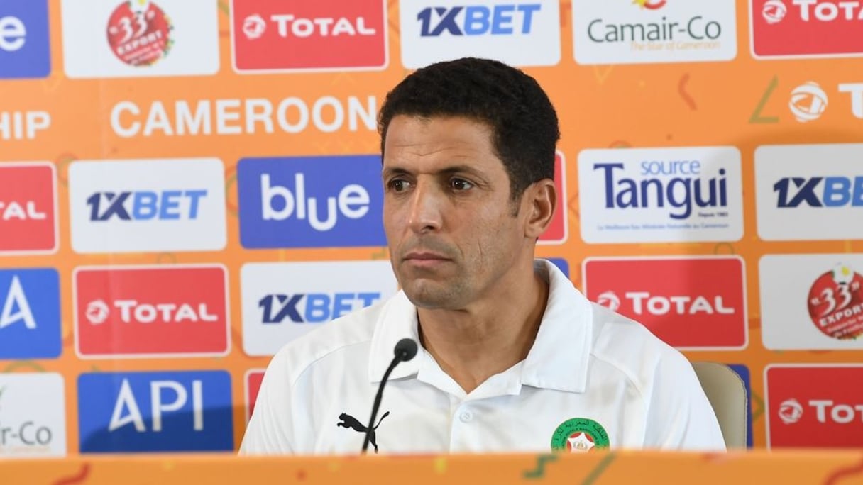 Houcine Ammouta, sélectionneur de l’équipe nationale des joueurs locaux.