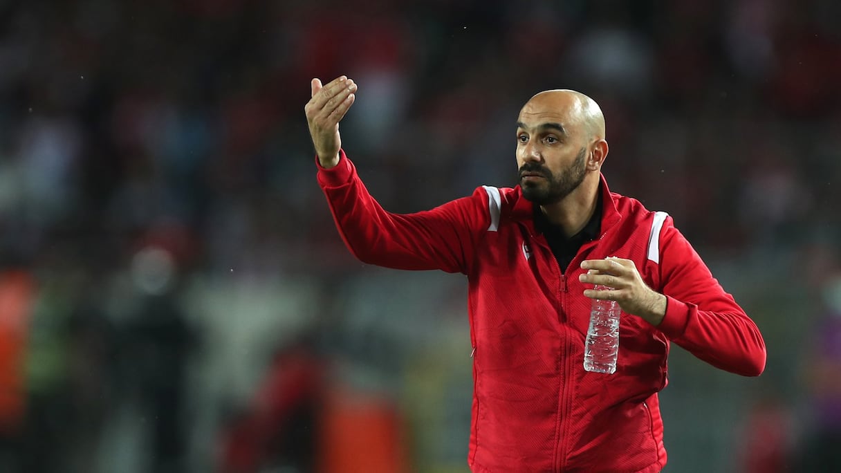 Walid Regragui, entraîneur marocain.