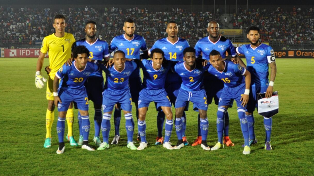 L'équipe nationale de football du Cap-Vert.