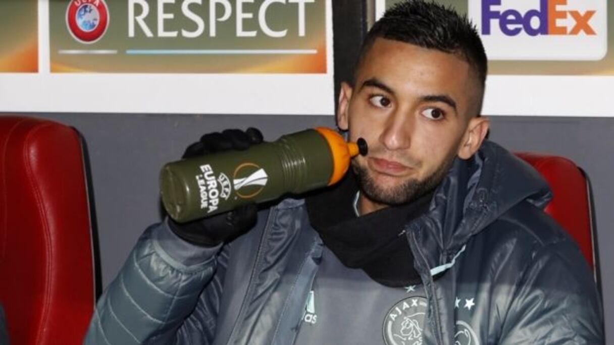 Hakim Ziyech, déçu de ne pas faire partie de l'équipe nationale.