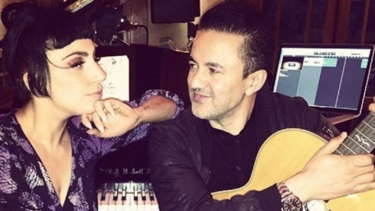 RedOne et Lady Gaga.